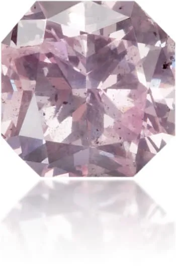Earrings Langerman Diamonds Natural Purple Diamond Square 107 ct Polished