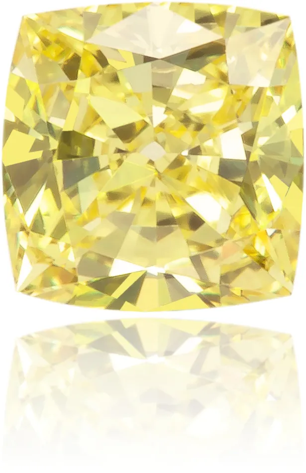 Earrings Langerman Diamonds Natural Yellow Diamond Square 027 ct Polished