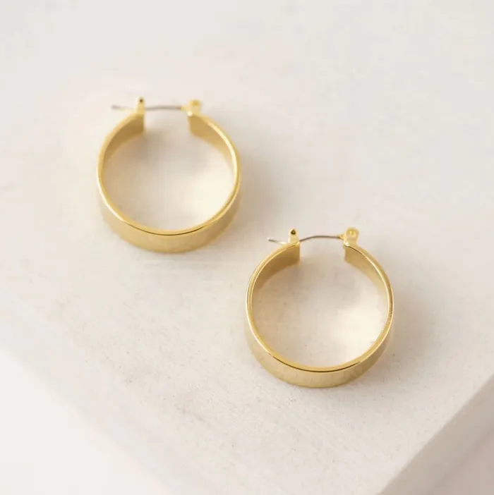 Earrings Lovers Tempo Chloe Hoop Earrings Gold