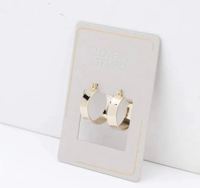 Earrings Lovers Tempo Chloe Hoop Earrings Gold