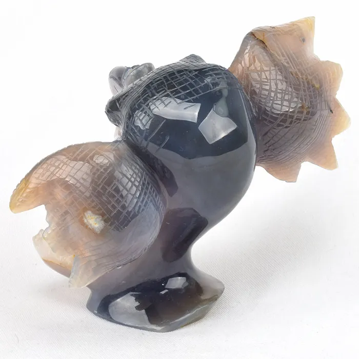 Earrings Metamorphidi Elegant Handcrafted Elephant Head Geode