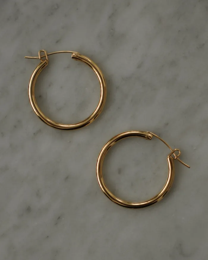 Earrings MYJN Classic Large Hoop Earrings