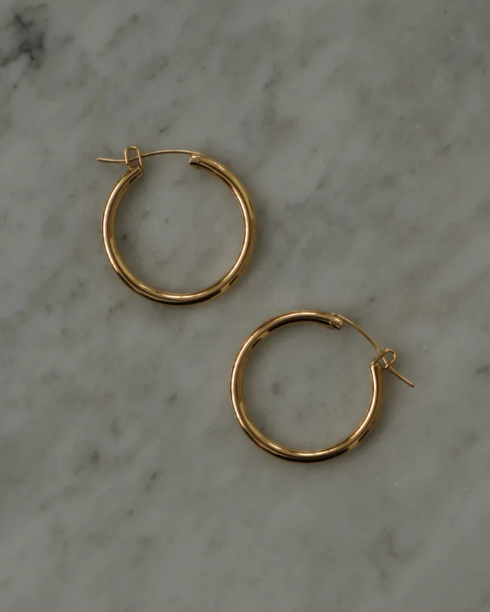 Earrings MYJN Classic Large Hoop Earrings