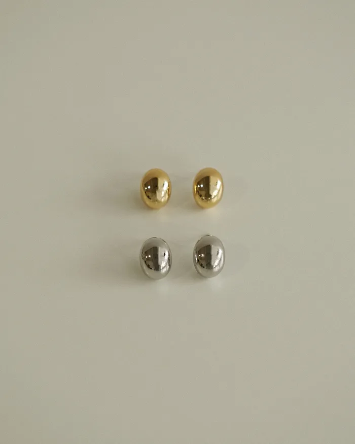 Earrings MYJN Laila Dome Egg Stud Earrings