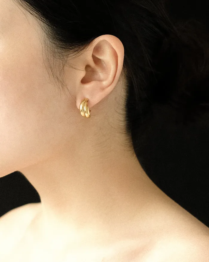 Earrings MYJN Nais Intertwined Stud Earrings