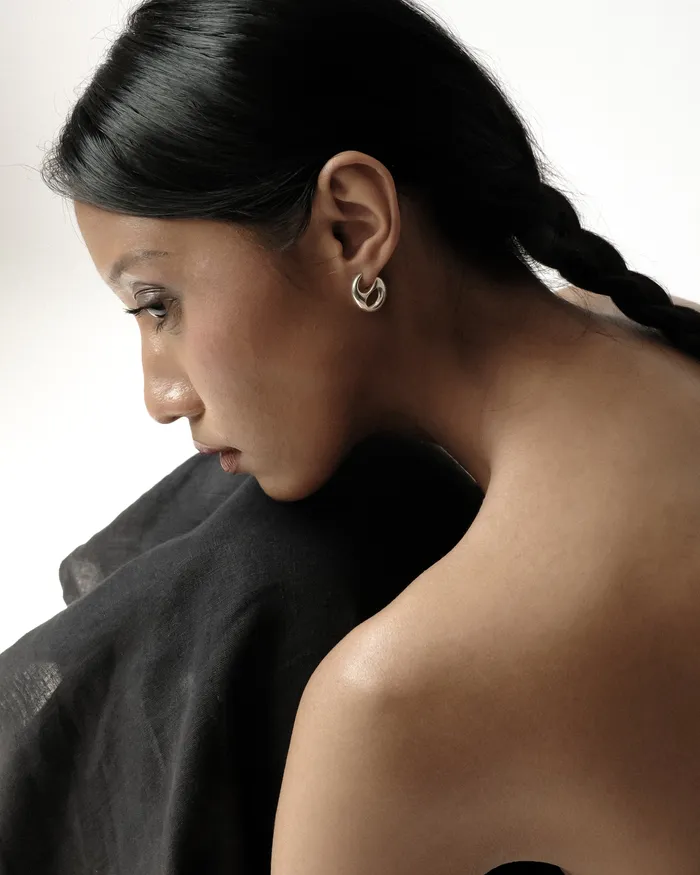 Earrings MYJN Noem CShaped Stud Earrings