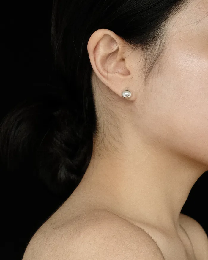 Earrings MYJN Rey Dome Drop Stud Earrings