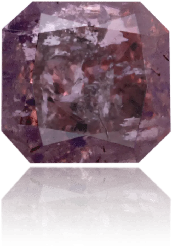 Earrings Natural Purple Diamond Square 148 ct Polished Langerman Diamonds Earrings Natural Purple Diamond Square 148 ct Polished Langerman Diamonds