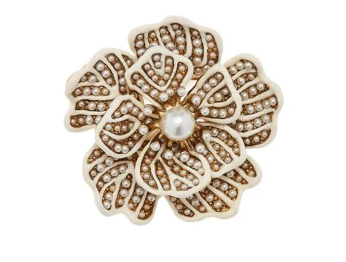 Earrings Oscar De La Renta BROKEN FLOWER BROOCH