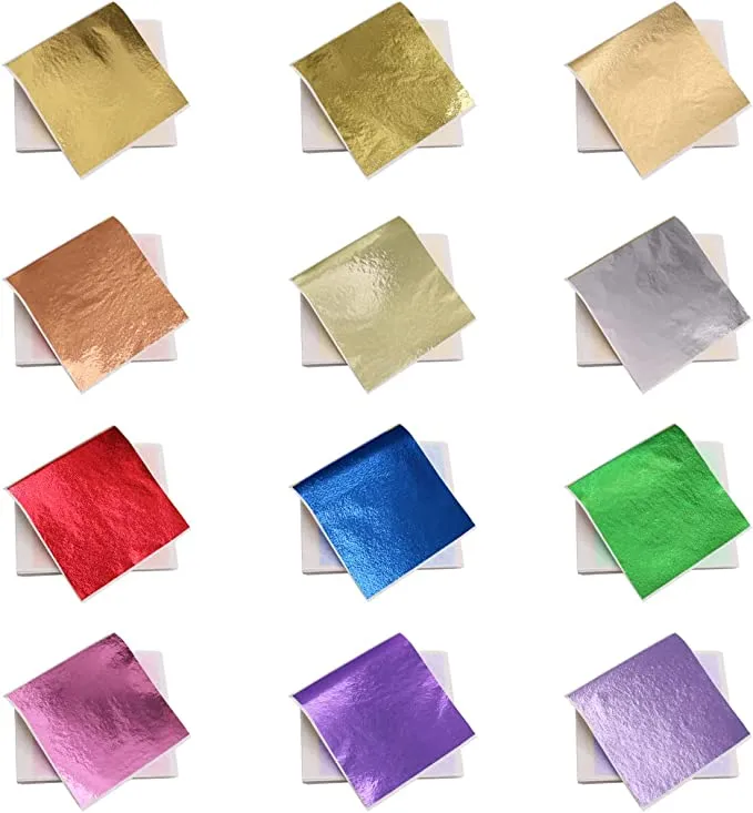 Earrings Resinarthub Imitation Foil Sheets 17 variants