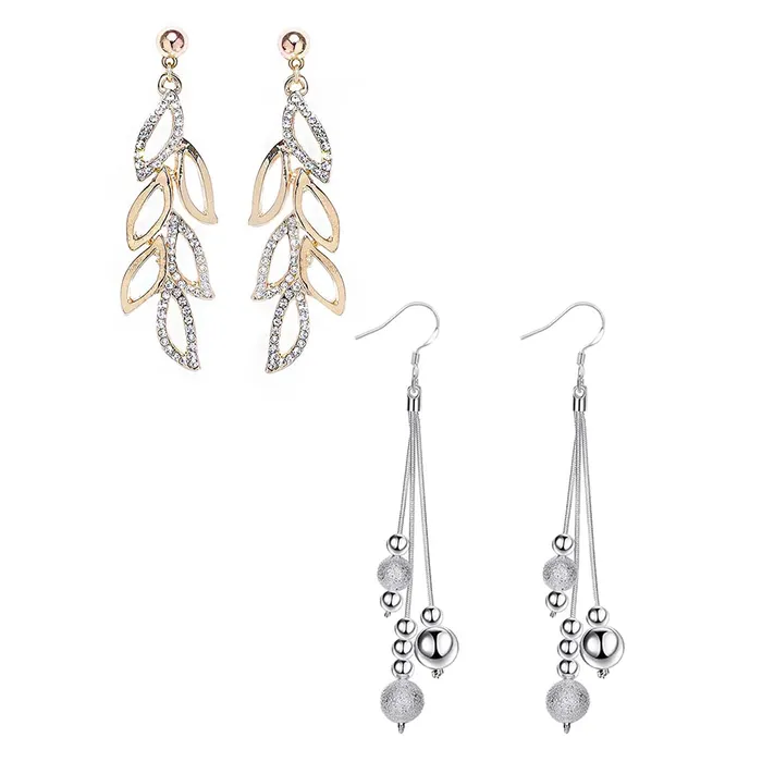 Earrings Yellow Chimes Earrings for Women and Girls Dangler Earrings 2 pair Combo of Leaf Shaped and Beads Drop Earrings Birthday Gift for girls and women Anniversary Gift for Wife Yellow Chimes Earrings Yellow Chimes Earrings for Women and Girls Dangler Earrings 2 pair Combo of Leaf Shaped and Beads Drop Earrings Birthday Gift for girls and women Anniversary Gift for Wife Yellow Chimes