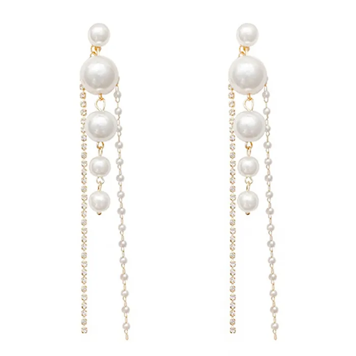 Earrings Yellow Chimes Earrings for Women and Girls Fashion White Pearl Dangler Earrings Gold Plated Long Chain Hanging Pearl Dangler Earrings Birthday Gift for Girls Women Yellow Chimes Earrings Yellow Chimes Earrings for Women and Girls Fashion White Pearl Dangler Earrings Gold Plated Long Chain Hanging Pearl Dangler Earrings Birthday Gift for Girls Women Yellow Chimes