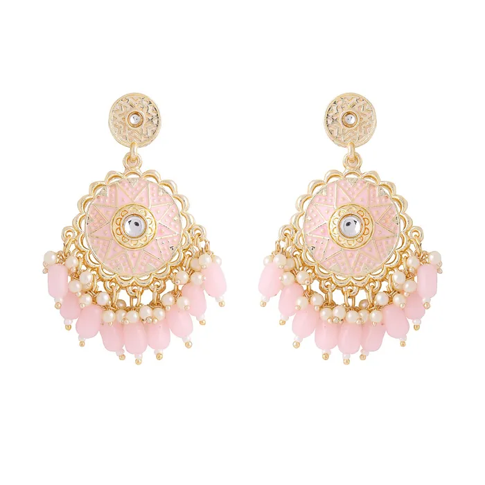 Earrings Yellow Chimes Earrings for Women and Girls Meenakari Chandbali Gold Plated Pink Meenakari Chandbali Earrings Birthday Gift for girls and women Anniversary Gift for Wife Yellow Chimes Earrings Yellow Chimes Earrings for Women and Girls Meenakari Chandbali Gold Plated Pink Meenakari Chandbali Earrings Birthday Gift for girls and women Anniversary Gift for Wife Yellow Chimes