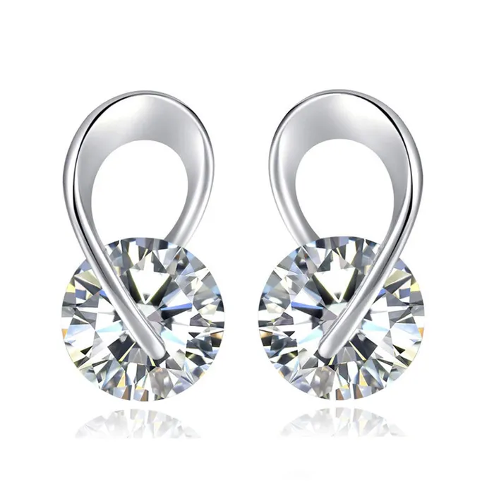 Earrings Yellow Chimes Elegant Design A5 Grade Crystal Party Wear Silver Plated Stylish Stud Earrings for Women and Girls Yellow Chimes Earrings Yellow Chimes Elegant Design A5 Grade Crystal Party Wear Silver Plated Stylish Stud Earrings for Women and Girls Yellow Chimes