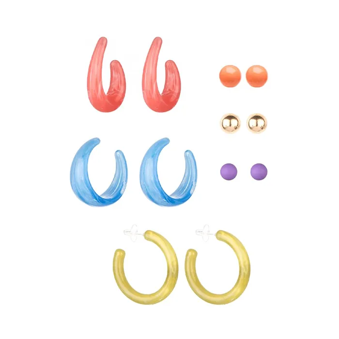 Earrings Yellow Chimes Yellow Chimes Earrings for Women and Girls Combo of 6 Pairs Hoop and Stud Earrings for Women Multicolour Earrings for Girls Birthday Gift for Women Anniversary Gift for Wife Earrings Yellow Chimes Yellow Chimes Earrings for Women and Girls Combo of 6 Pairs Hoop and Stud Earrings for Women Multicolour Earrings for Girls Birthday Gift for Women Anniversary Gift for Wife
