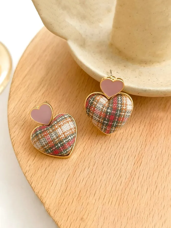Earrings Yellow Chimes Yellow Chimes Earrings for Women and Girls Golden Drop Earrings for Women Valentine Special Gold Plated Love Heart Drop Earrings Birthday Gift for girls and women Anniversary Gift for Wife