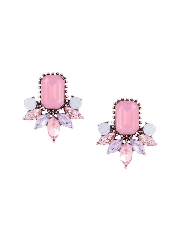 Earrings Yellow Chimes Yellow Chimes Earrings For Women Multicolor Crystal Studded Floral Designed Glamorous Earrings For Women and Girls Earrings Yellow Chimes Yellow Chimes Earrings For Women Multicolor Crystal Studded Floral Designed Glamorous Earrings For Women and Girls