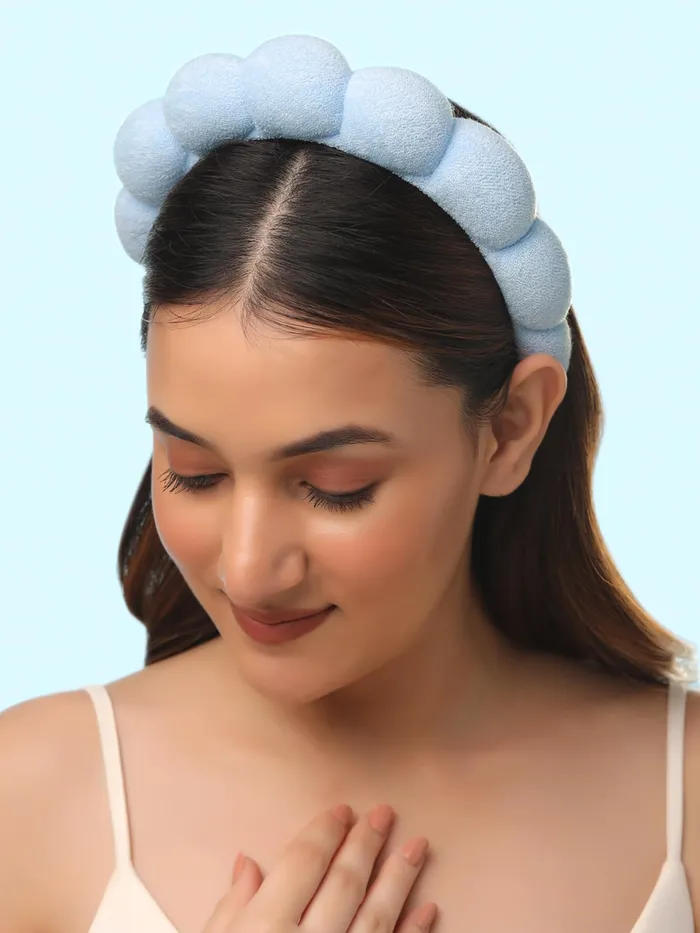 Earrings Yellow Chimes Yellow Chimes Facial Spa Headbands for Women Skincare Headband for Washing Face Make Up Headband Face Wash Hair Band Terry Cloth Headband Puffy Face Wash Headbands for Women Girls
