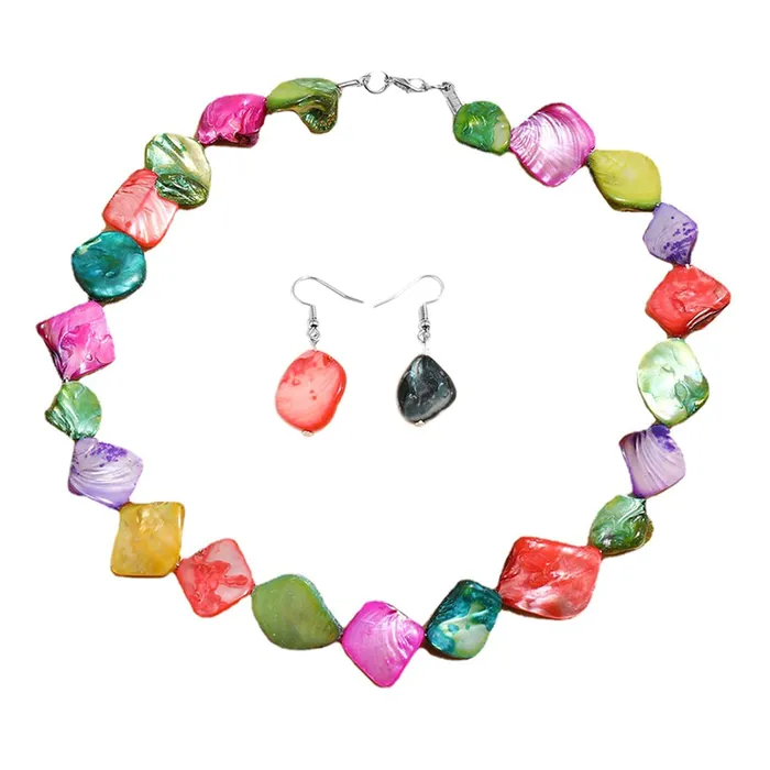 Earrings Yellow Chimes Yellow Chimes Necklace Set For Women Boho Multicolor Bead Choker Necklace With Earring For Women and Girls Earrings Yellow Chimes Yellow Chimes Necklace Set For Women Boho Multicolor Bead Choker Necklace With Earring For Women and Girls