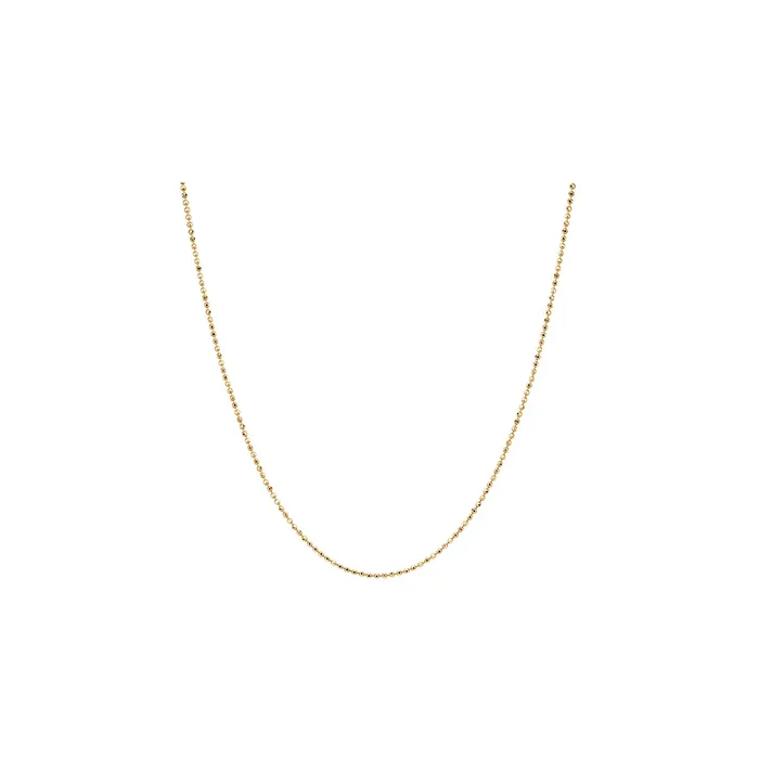 ef collection Necklaces Gold Faceted Ball Chain ef collection Necklaces Gold Faceted Ball Chain