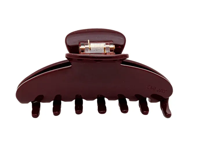 emi jay Earrings BIG EFFING CLIP IN BORDEAUX