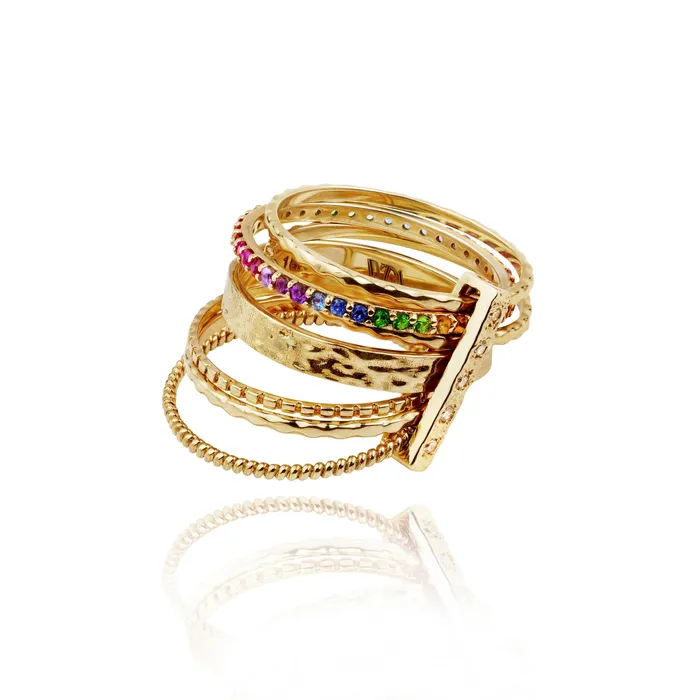 Fanny sevenbands ring Van Den Abeele Rings