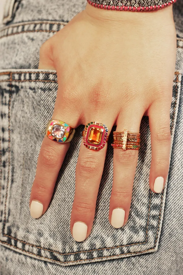 Fanny sevenbands ring Van Den Abeele Rings