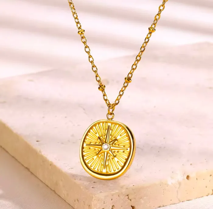 Get Signatured Necklaces Star Medallion Necklace