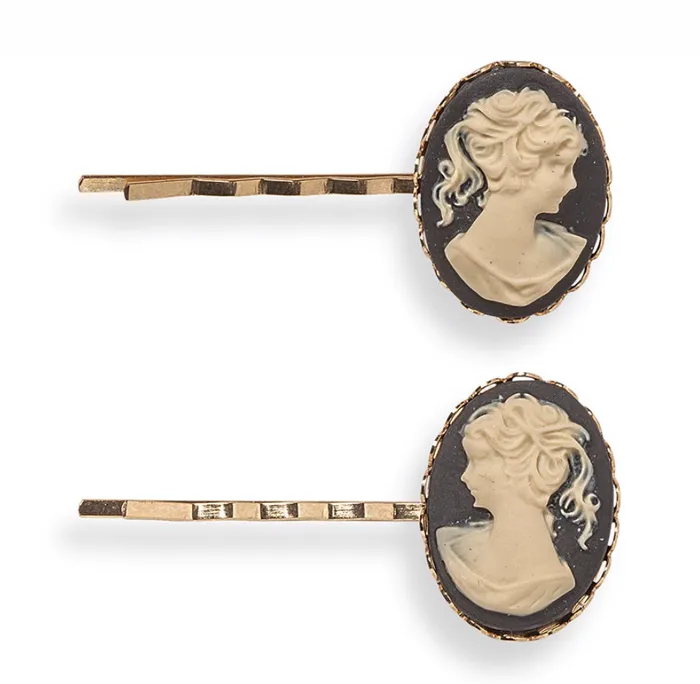 GIULIA CAMEO BOBBY PINS Jennifer Behr Earrings