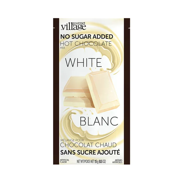 Gourmet du Village Rings No Sugar AddedWhite Hot Chocolate