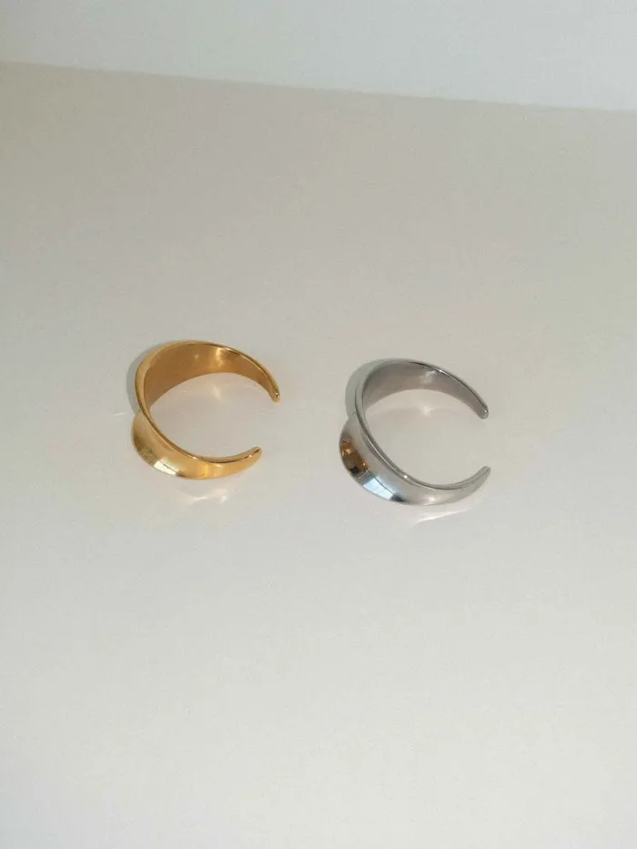 Hayley Gold Cuff Biella Vintage Earrings Hayley Gold Cuff Biella Vintage Earrings