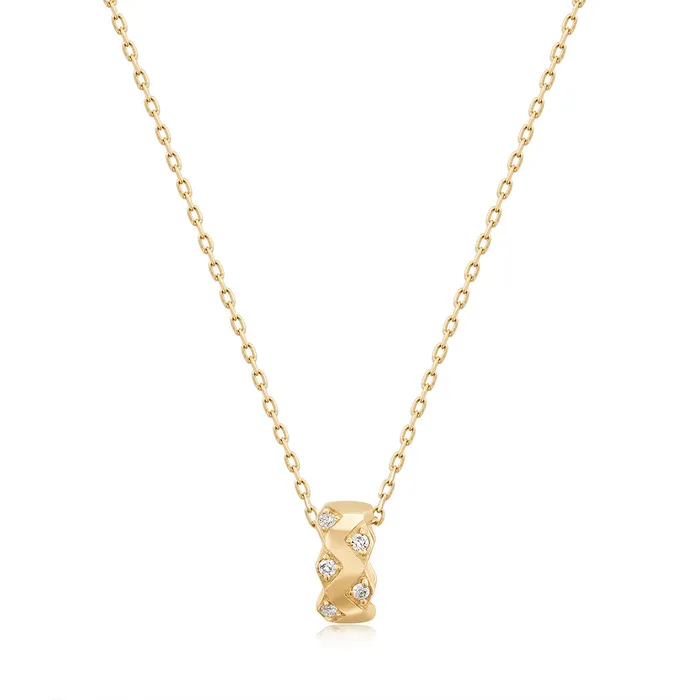 HAZEL LabGrown Diamond Ring Necklace AURELIE GI Necklaces