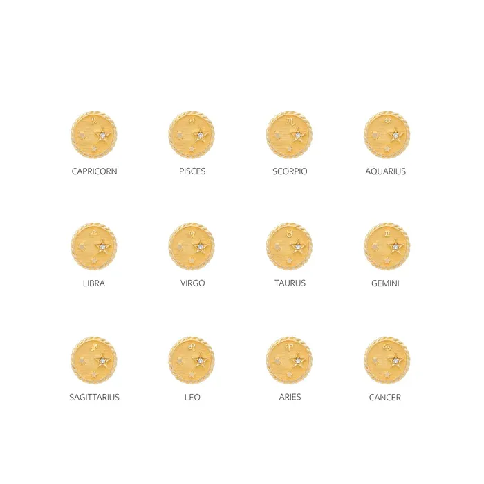Helena Rose Necklaces Small Zodiac Pendant Helena Rose Necklaces Small Zodiac Pendant