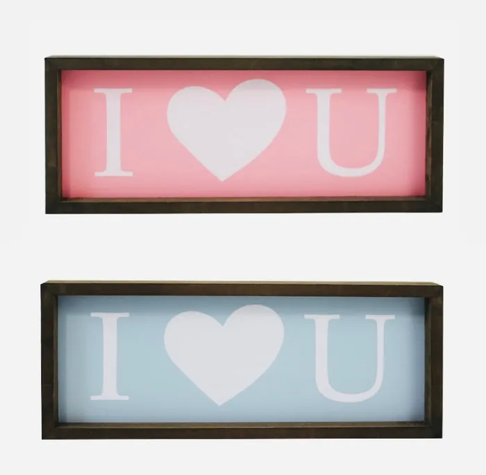 I LOVE You Sign Splash Necklaces