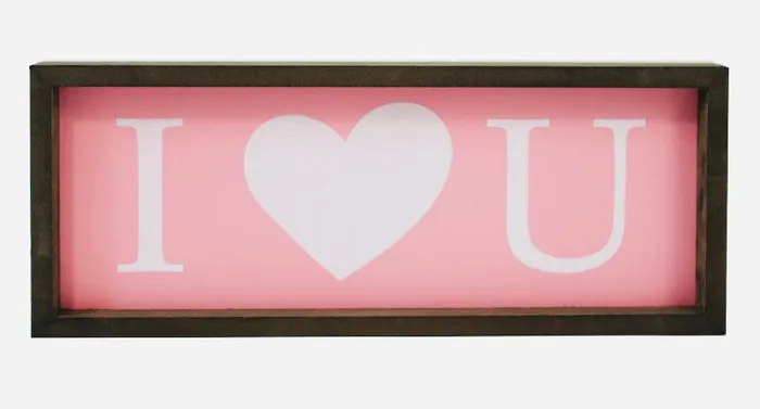 I LOVE You Sign Splash Necklaces