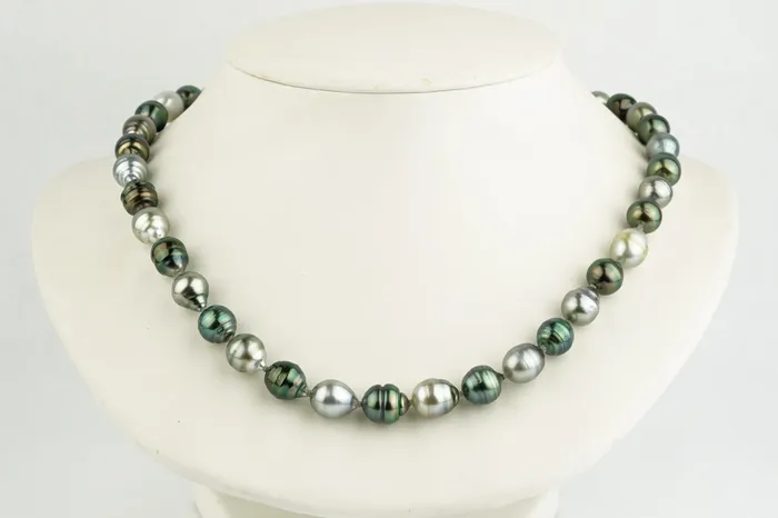 Kamoka Pearl Earrings Sea Sky Circled 9102mm Tahitian Pearl Strand