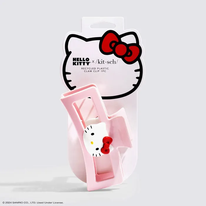 KITSCH Hello Kitty x Kitsch Jumbo Klammer aus recyceltem Kunststoff KITSCH Earrings KITSCH Hello Kitty x Kitsch Jumbo Klammer aus recyceltem Kunststoff KITSCH Earrings