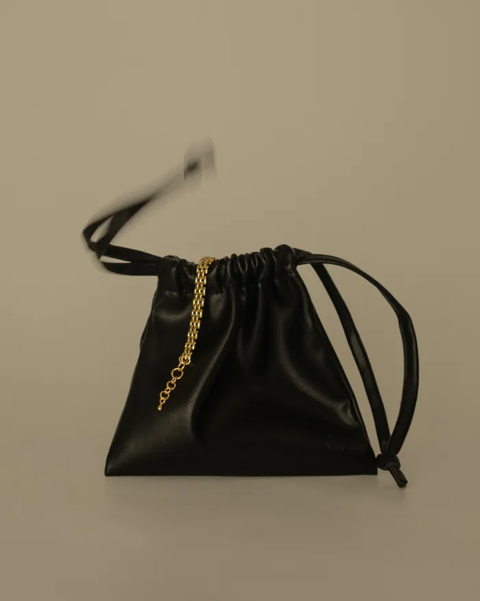 Kuro Soft Leather Pouch MYJN Earrings