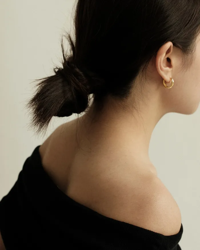 Lacie Dome Hoop Earrings MYJN Earrings