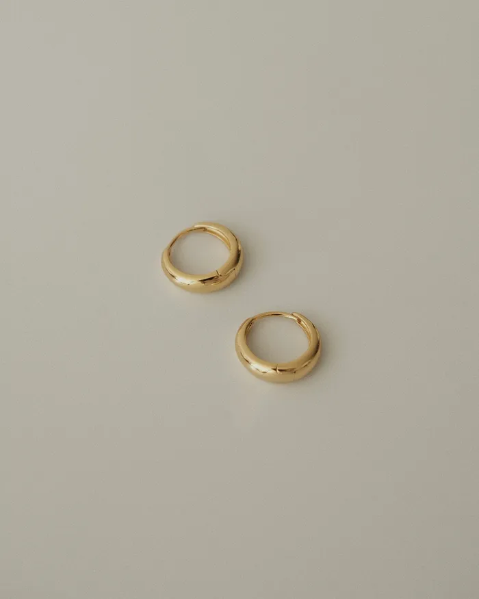 Lacie Dome Hoop Earrings MYJN Earrings