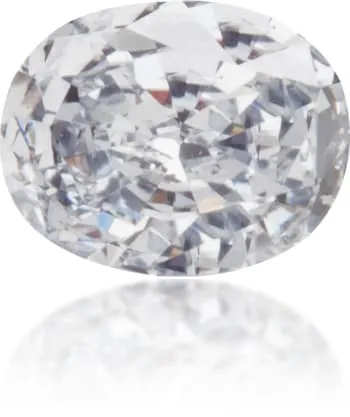 Langerman Diamonds Earrings Natural Blue Diamond Oval 015 ct Polished