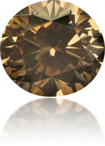 Langerman Diamonds Earrings Natural Brown Diamond Oval 108 ct Polished