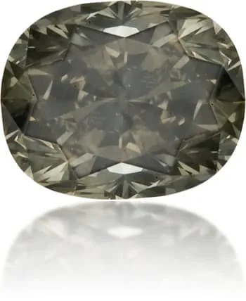 Langerman Diamonds Earrings Natural Gray Diamond Oval 037 ct Polished