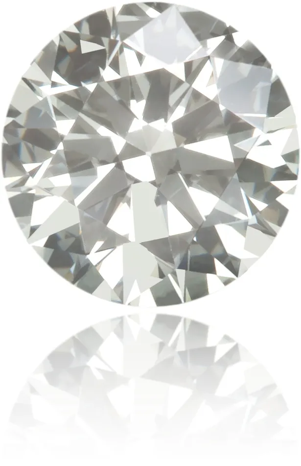 Langerman Diamonds Earrings Natural Green Diamond Round 035 ct Polished