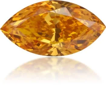 Langerman Diamonds Earrings Natural Orange Diamond Marquise 029 ct Polished Langerman Diamonds Earrings Natural Orange Diamond Marquise 029 ct Polished