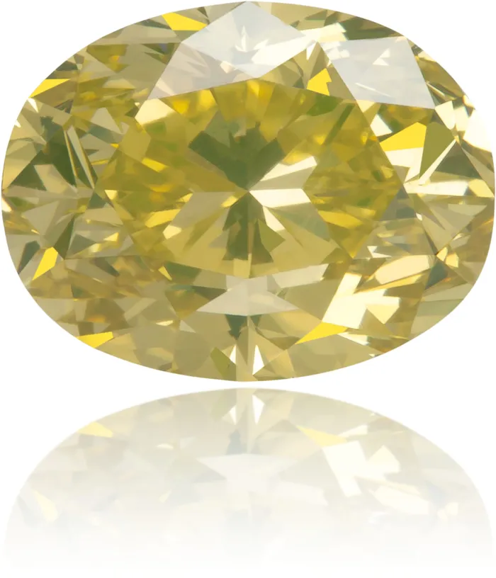 Langerman Diamonds Earrings Natural Orange Diamond Oval 112 ct Polished