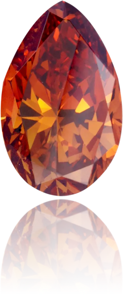 Langerman Diamonds Earrings Natural Orange Diamond Pear Shape 090 ct Polished Langerman Diamonds Earrings Natural Orange Diamond Pear Shape 090 ct Polished