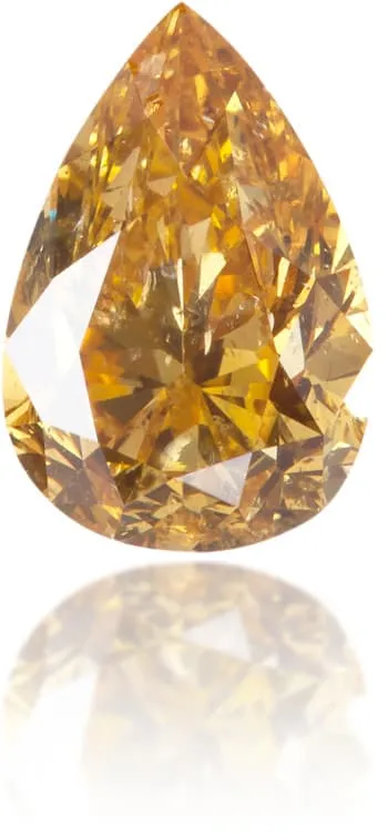 Langerman Diamonds Earrings Natural Orange Diamond Pear Shape 102 ct Polished Langerman Diamonds Earrings Natural Orange Diamond Pear Shape 102 ct Polished