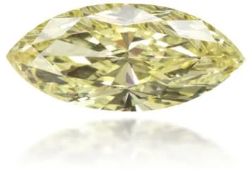 Langerman Diamonds Earrings Natural Yellow Diamond Marquise 055 ct Polished