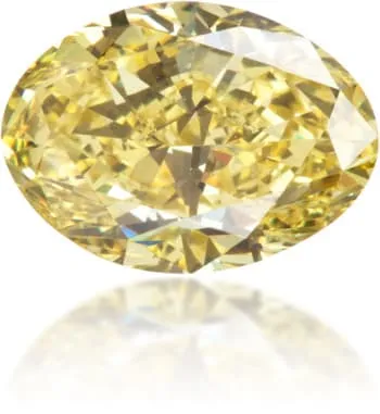 Langerman Diamonds Earrings Natural Yellow Diamond Oval 160 ct Polished